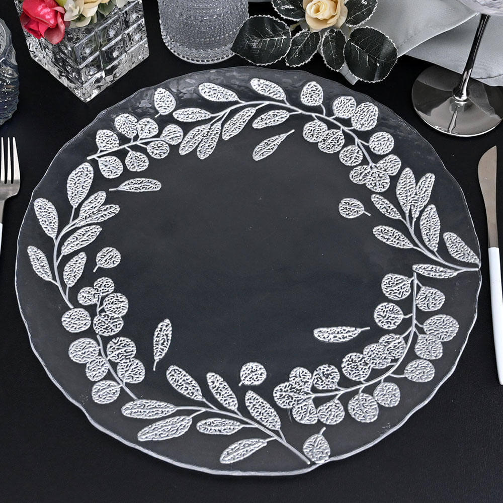 Clear Glass Charger Plate