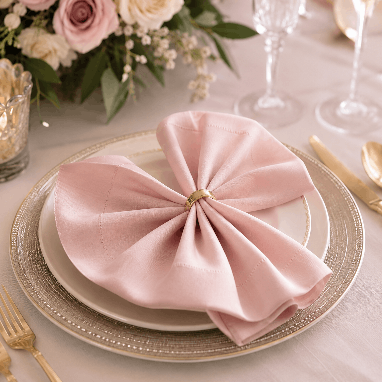 Wedding Napkin Detail 2