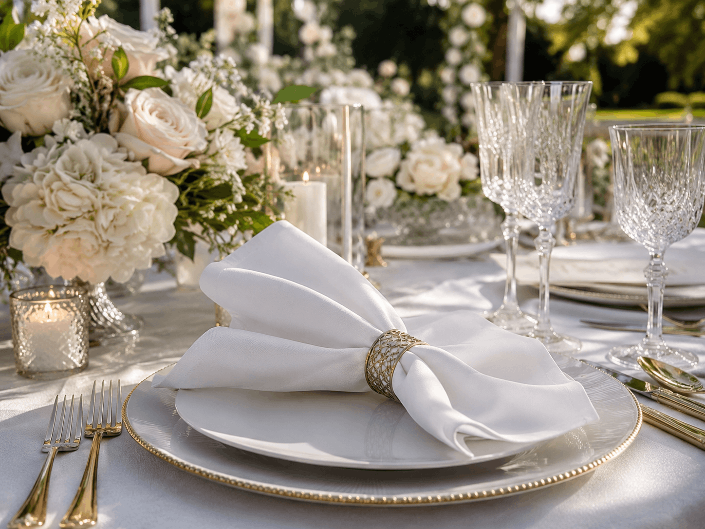 Wedding Napkin Detail 3