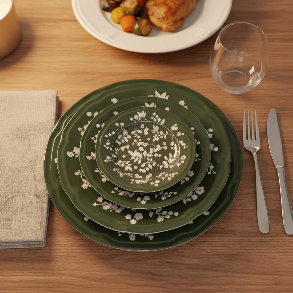 Restaurant Porcelain Plate Detail 4