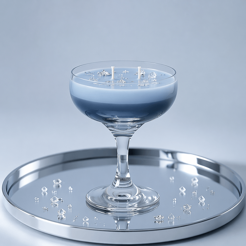 Clear Glass Candle Holder Detail 3