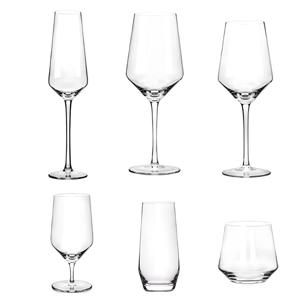 Clear Glass Cup Detail 1