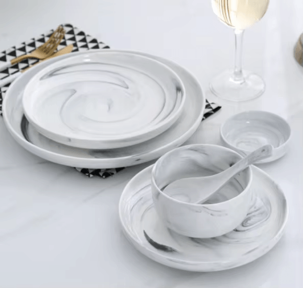 White Porcelain Dinner Plate
