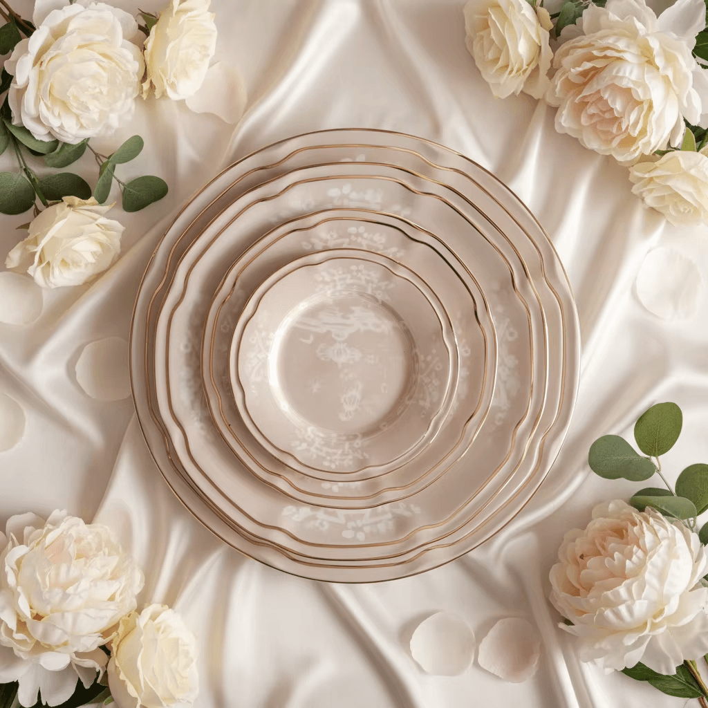 Restaurant Porcelain Plate Detail 1