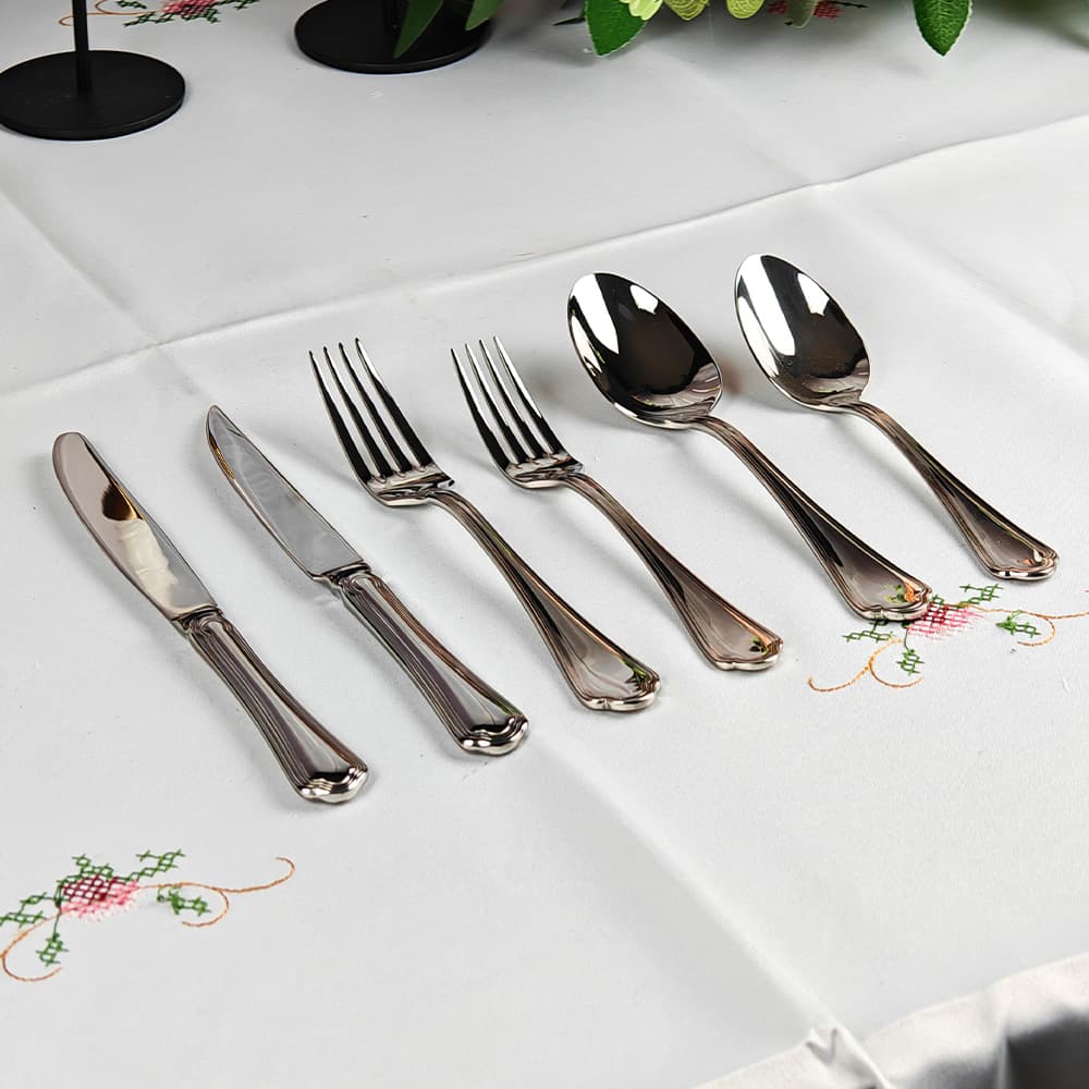 Stainless Steel Knives And Forks Detail 3