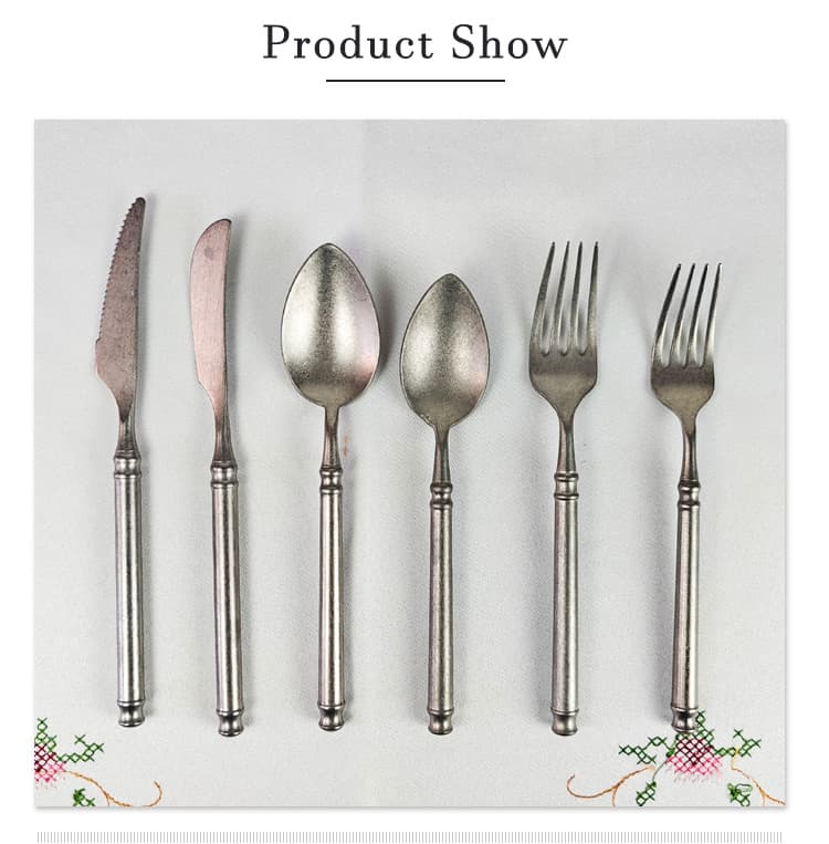 Stainless Steel Knives And Forks Detail 1
